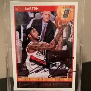 Will Barton autographed Portland Trailblazers basketball card
